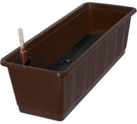 Geli Balconnière AQUA GREEN Brun 60 cm avec système d'arrosage - plastique