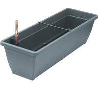 Geli Balconnière AQUA TOSCANA Anthracite 60 cm avec système d'arrosage - plastique