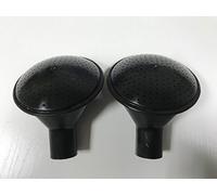 Geli Lot de 2 douchettes de Rechange pour arrosoir 8,10 et 14 litres Noir Douchette à Clipser pour Jardin, Parterre, Tombe, etc