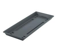 Geli Soucoupe pour caisse de balcon STANDARD Anthracite 40 cm - plastique