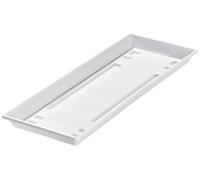 Geli Soucoupe pour caisse de balcon STANDARD blanc 40 cm - plastique