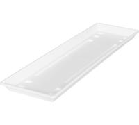 Geli Soucoupe pour caisse de balcon STANDARD blanc 50 cm - plastique