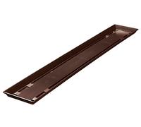 Geli Soucoupe pour caisse de balcon STANDARD brun 100 cm - plastique