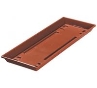 Geli Soucoupe pour caisse de balcon STANDARD Terracotta 40 cm - plastique