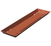 Geli Soucoupe pour caisse de balcon STANDARD Terracotta 60 cm - plastique