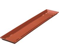 Geli 804 080 06 Standard Soucoupe carrée Terracotta 80 x 15,50 cm