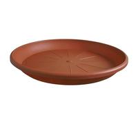 Geli Thermo Plastic Cylindro Soucoupe ronde en plastique pour pot de fleurs 11 cm terracotta 06