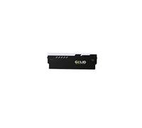 Gelid Solution Lot de 2 kits de refroidissement de mémoire vive Lumen RGB - Mode RVB entièrement automatique - Dissipateur thermique double face - Noir