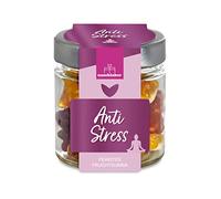 Gélifiés aux fruits anti-stress | Votre portion d'ours en gélatine contre le stress | Nourriture nerveuse pour bureau ou université | Bocal cadeau | Oursons en gélatine anti-stress dans un verre