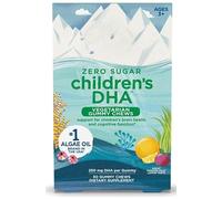 Gélifiés végétaliens DHA pour enfants, zéro sucre, oméga-3 à partir d'huile d'algues, citron fruit de la passion, 30 bonbons gélifiés