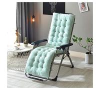 GELing Coussin Mat Coussin Bain de Soleil pour Lounge Fauteuil Chaise Transat de Jardin Fauteuil Relax épais Outdoor Assise ，Bleu Clair,160X50X12cm