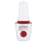 Gelish Vernis Gel Harmony Walking On Stardust Red Glitter 1110369