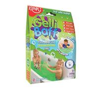 Gelli Baff Vert de Zimpli Kids, 1 bain ou 6 utilisations, transforme magiquement l'eau en une pâte épaisse et colorée, cadeaux d'anniversaire pour enfants, jouets de baignoire