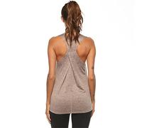 Gellmall Femme Débardeurs Sport Tee Shirt Sleeveless Racerback Yoga Fitness Course Top Workout Training Jogging Haut Casual Basic Vest M