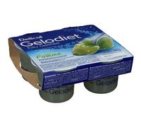 Gelodiet Eau gélifiée Pomme verte Autre 4x120 g
