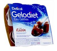 Gelodiet Eau Gélifiée Raisin Autre 4x120 g
