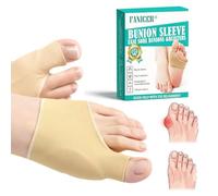 gelpretty 1 Paire Chaussettes Hallux Valgus, Separateur Orteil Pour avec Silicone Coussinet, Correction et Protection pour Femmes et Hommes, Soutien et Maintien du Gros Orteil, Peau