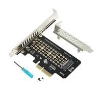 GELRHONR Adaptateur pcie m.2 nvme avec Prise en Charge PCI - e 4.0/3.0, pcie X4 Complet, Slot pcie x4x8 x16 pour SSD m.2 de Taille clé m 2230, 2242, 2260, 2280 (ngff Non Pris en Charge)