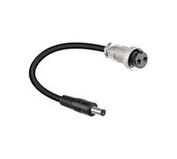 GELRHONR Câble d'alimentation DC vers GX16 à 2 Broches, câble d'alimentation DC 5,5 x 2,1 mm mâle vers GX-16 Femelle pour Stations de Charge Portables, équipements mécaniques et Plus