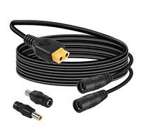 GELRHONR DC 8mm to XT60 Solar Panel Adapter Power Cable,14AWG DC8mm Y Branch Parallel Adapter Cable,Come with DC7909 to DC5525mm Adapter,for Solar Panel RV Portable Power Station-1M/3.2Ft