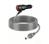 GELRHONR Star-link Mini DC5521 vers 12-24 V Adaptateur allume-cigare de voiture avec interrupteur LED rouge, 18 AWG DC 5,5 mm x 2,1 mm Câble d'alimentation extérieur/étanche (3 m/9,84 FT)