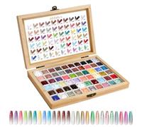 Gels à tapoter pour ongles Ensemble de Fournitures de Manucure 60 Couleurs
