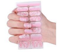 Gels De Pointe Français Nails Striangs Gels Nails Sticker Belle Bandes Polonaises Enveloppe D'art Autocollant Français Nail Nail Glitterring Wraps