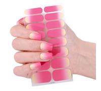 Gels De Pointe Français Ongles Bandes Brillante Autocollant Belle Enveloppe Art Scintillant Ongle Pointe Française Étanche Enveloppe