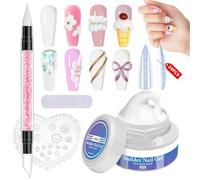 Gels de Sculpture 3D,60 g Colle pour Sculpture d'Ongles - Gel de Construction 3D - Convient aussi bien au salon qu'à la pratique à domicile, aux débutants, comme aux experts