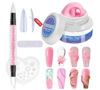 Gels de Sculpture 3D,Colle de modelage non collante pour la manucure | Gel de Construction 3D | Convient aussi bien au salon qu'à la pratique à domicile, aux débutants, comme aux experts