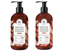 Gels douche surgras 1 L - Thé blanc et Pêche - Lot panaché de 2 flacons