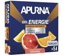 gels énergétique longue distance agrumes +2h d'efforts Apurna Bleu 35 g