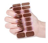 Gels Ongles Bandes Autocollants Scintillants Chats Oeil Art Vernis Enveloppes Imperméables Scintillants Ongles Autocollants Chats Yeux Bandes Imperméables Enveloppes