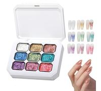 Gels Pat Pour Ongles 9 couleurs 15 ml pigment intense dégradé