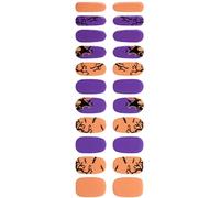 Gels semi-durcis pour ongles, bandes, autocollants pour Halloween, Halloween