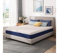 Gelsea Matelas en mousse à mémoire de forme de 25,4 cm dans une boîte, infusion de gel frais pour un sommeil plus frais, fabriqué aux États-Unis, housse respirante, très grand lit, 193 x 203,2 x 25,4
