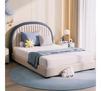 Gelsea Matelas thérapeutique dans une boîte de 20,3 cm, mousse à mémoire de forme rafraîchissante au gel de thé vert pour enfants, housse confortable sans fibre de verre, fermeté moyenne, certifié