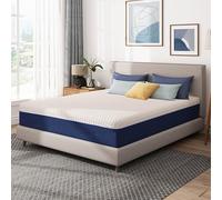 Gelsea Queeen Matelas en mousse à mémoire de forme de 30,5 cm dans une boîte, infusion de gel frais pour un sommeil plus frais, fabriqué aux États-Unis, housse respirante, grand lit, 152,4 x 203,2 x