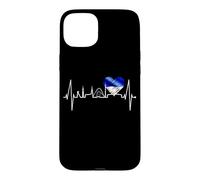 Gelsenkirchen Skyline Battement de Coeur Fan Coeur Amour Coque pour iPhone 15 Plus
