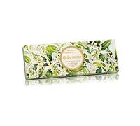 Gelsomino, Coffret cadeau avec 3 savons végétaux de 100g, parfum magnifique de jasmin, Savon de Fiorentino italienne, avec décoratif gravé
