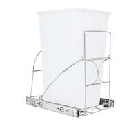 GeluEla 38 L Poubelle Encastrable Coulissante, Poubelle Sous Evier Coulissante, 39.8 x 27.9 x 39.8 cm, pour Placard Meuble Bas Sous Comptoir et Évier Cuisine Restaurant, Poubelle non Incluse