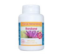 GELULES BARDANE racine 200 gélules dosées à 250 mg.