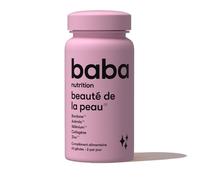 Baba Nutrition Complément Alimentaire pour la Beauté et la Régénération de la Peau|Complexe de plantes, vitamines et minéraux|Sélénium,Collagène,Zinc|60 Gélules