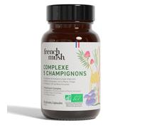 Gélules complexe 5 champignons vitalité, digestion, immunité French Mush