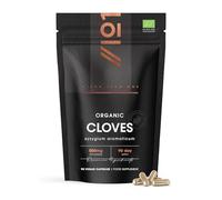 Gélules de Clou de Girofle Bio 500mg - Complément de Clou de Girofle Haute Concentration - 90 Gélules Véganes (Cure de 3 Mois) - Pochette Refermable et Recyclable - par Alpha01