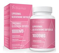 Gélules de glutathion liposomal, supplément de glutathion haute puissance 1000mg par portion, 60 gélules (1 Pack)