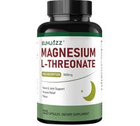 Gélules de L-thréonate de magnésium 1800 mg - 120 gélules - Complément de magnésium à haute absorption - Forme biodisponible pour un sommeil réparateur et le soutien des fonctions cognitives