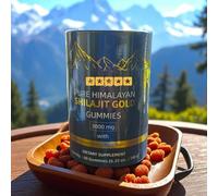 Gélules de Shilajit Gold Pur de l'Himalaya, 3000 mg, 60 Gélules avec Ashwagandha et Black Musli, 180 g