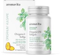 Gélules d'Huile d'Origan Bio - 86-90% de Carvacrol (108mg par Capsule) - Puissant Complément Alimentaire pour le Soutien Digestif et Immunitaire - Antioxydant Naturel, Végan - 60 Gélules