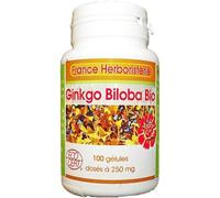 GELULES GINKGO-BILOBA 100 gélules dosées à 250 mg.